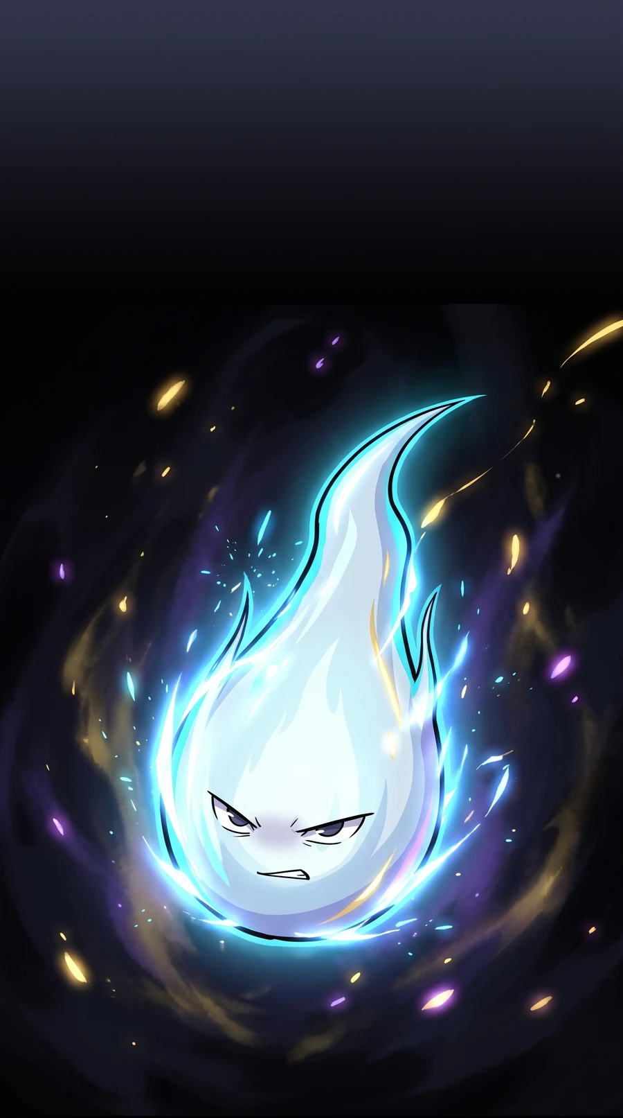 The soul flame flares bright
